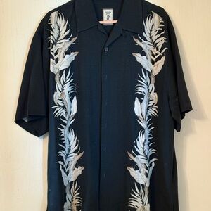 Jamaica Jaxx Black Casual Button Down Shirt